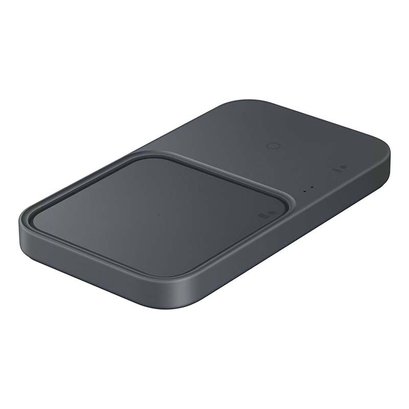 Samsung Wireless Charger Duo Without Travel Adapter - Black - Black