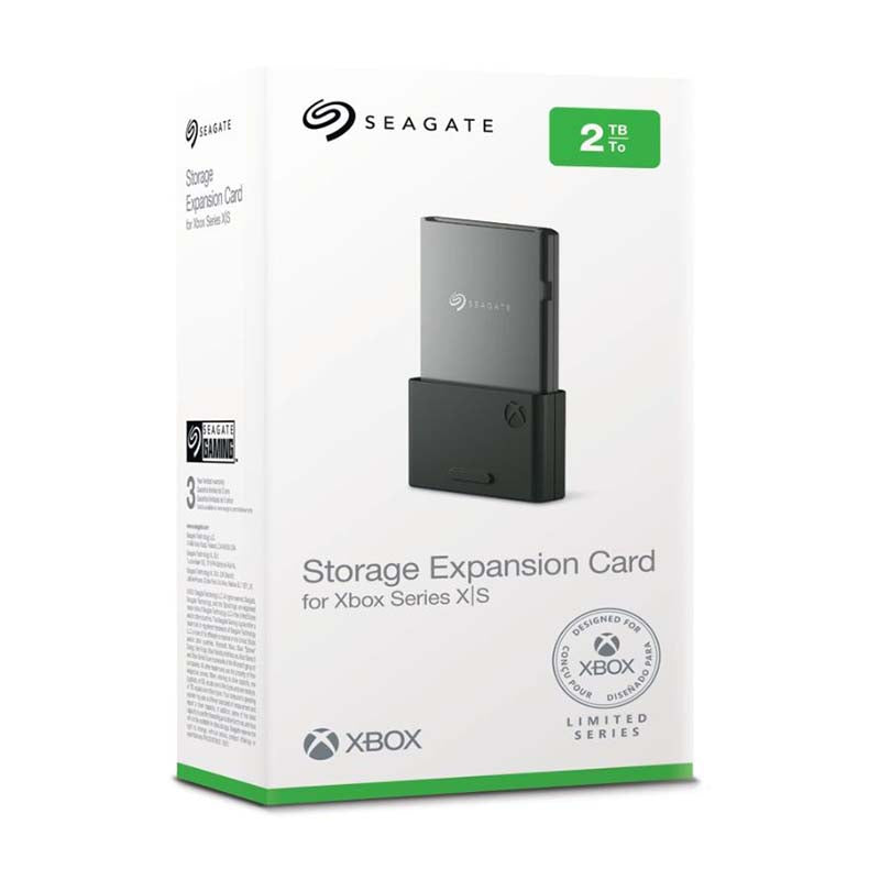 Seagate 2TB Storage Expansion Card for Xbox Series X/S - Black - Black