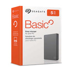 Seagate HDD External Basic 2.5 inch 5TB USB 3.0 - Black