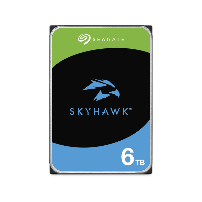 Seagate HDD SkyHawk Surveillance 3.5 inch 6TB SATA 6GB RPM 5400 - Black