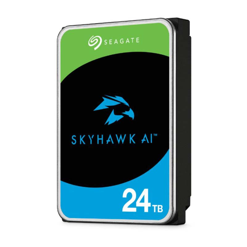 Seagate SkyHawk AI 3.5-inch 24TB Internal Hard Drive - Black