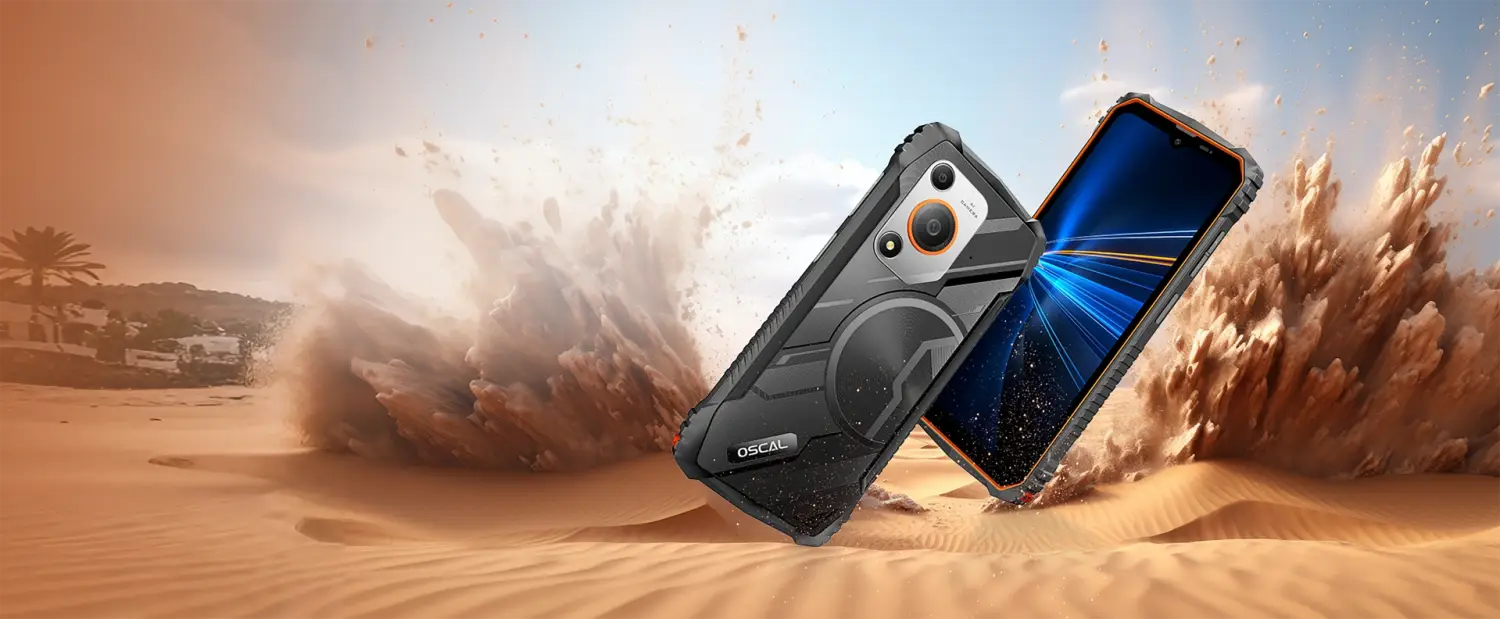 OSCAL Marine 1 LTE Dual Sim 128GB Rugged Smartphone - Orange