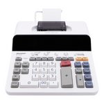 Sharp EL-T3314 Printing Calculator - White