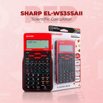 Sharp EL-W535SAII Scientific Calculator - Red - Red - Education and learning