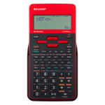 Sharp EL-W535SAII Scientific Calculator - Red - Red - Education and learning