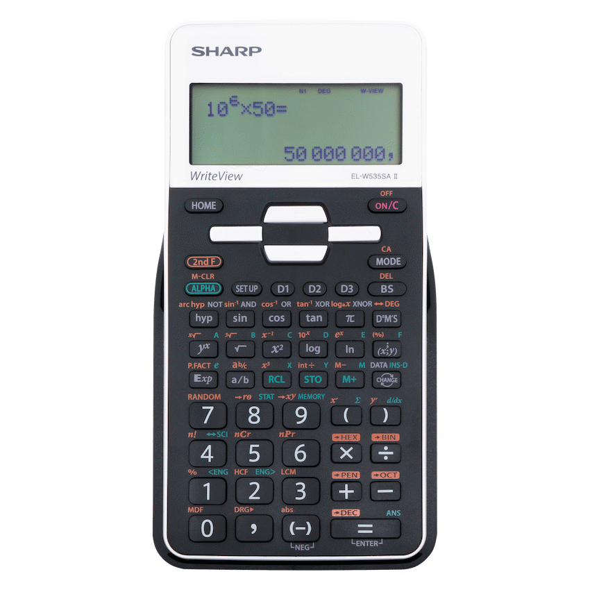 Sharp EL-W535SAII Scientific Calculator - White - White - Education and learning
