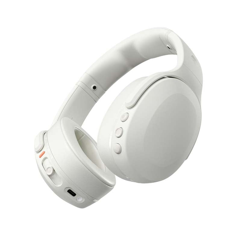 Skullcandy Crusher ANC 2 Sensory Bass Headphones With ANC - Bone / Orange - White