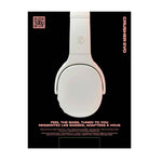 Skullcandy Crusher Evo Sensory Bass Headphones With Personal Sound - Bone / Orange - White