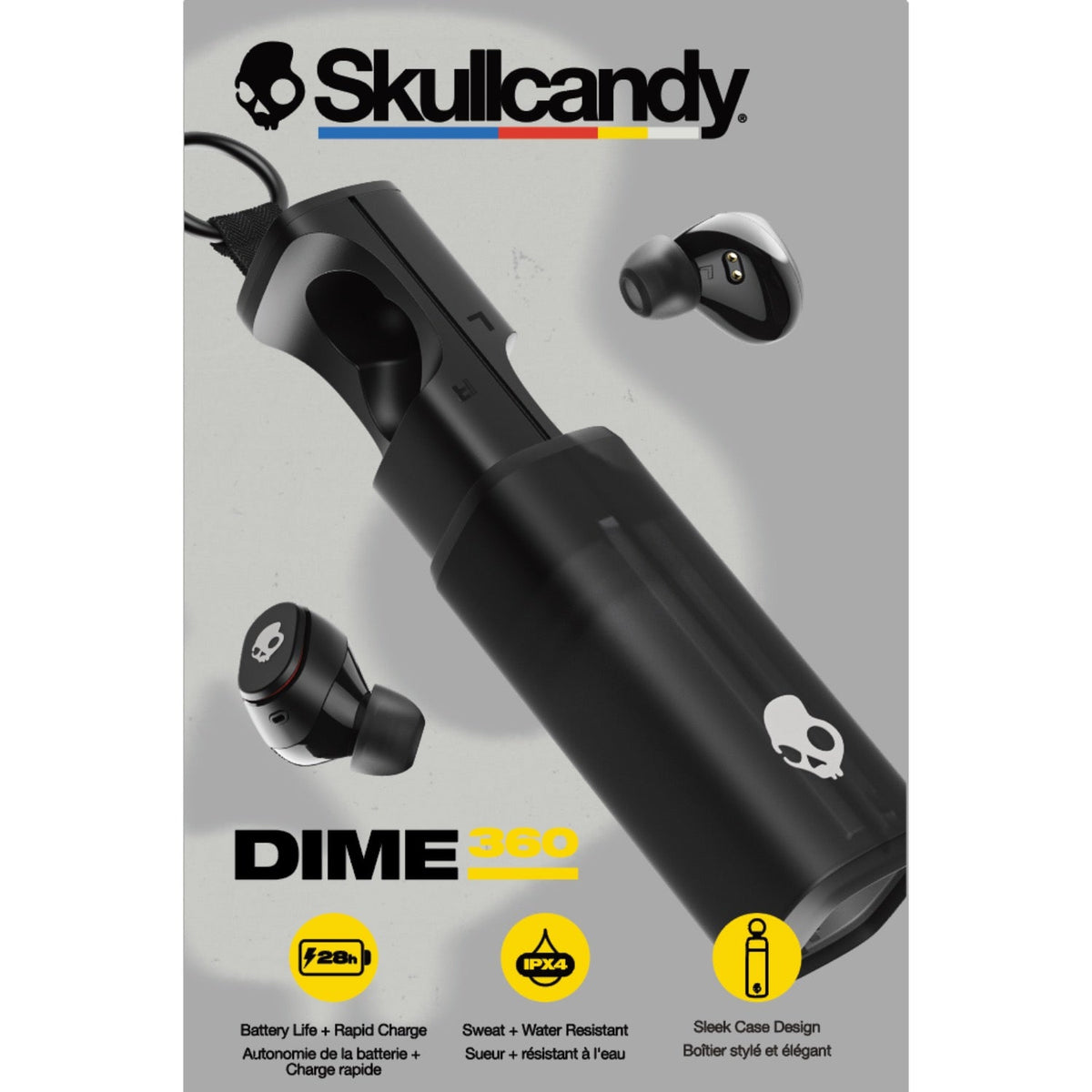 Skullcandy Dime® 360 Earbuds - Black - True Black