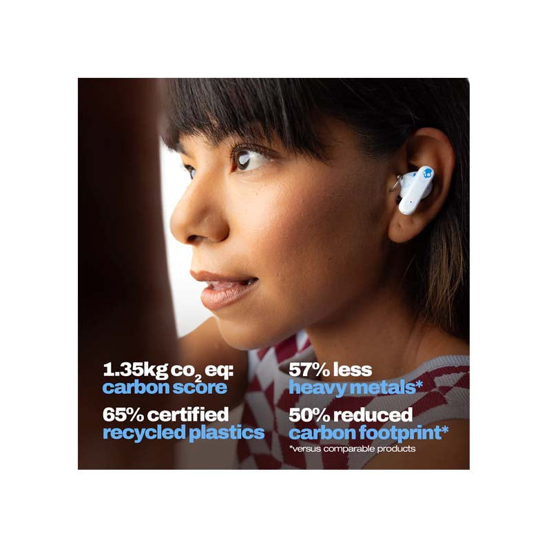 Skullcandy Ecobuds True Wireless Earbuds - Glacier Blue - Blue