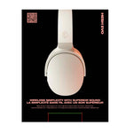 Skullcandy Hesh Evo Wireless Headphones - Bone / Orange - White