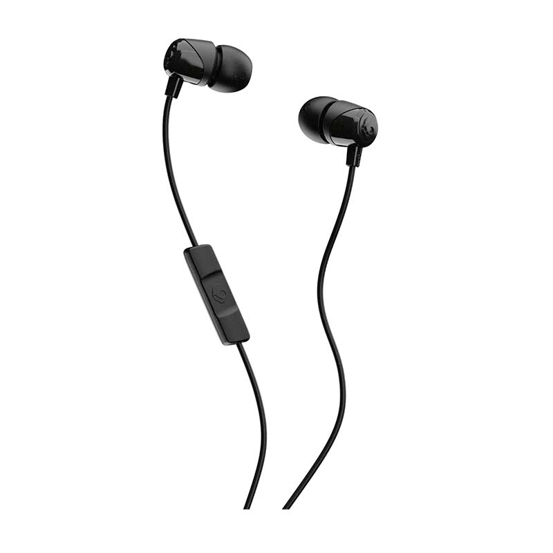 Skullcandy Jib In-Ear Earbuds with Mic - Black - Black