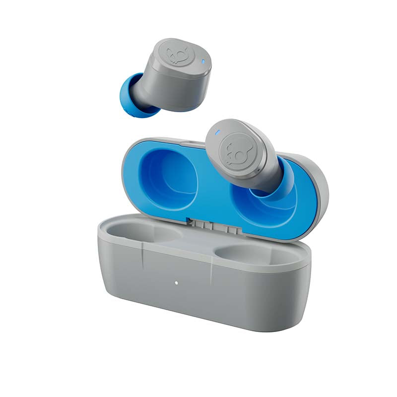 SkullCandy Jib True 2 Wireless Earbuds - Light Grey/ Blue - Blue / Grey