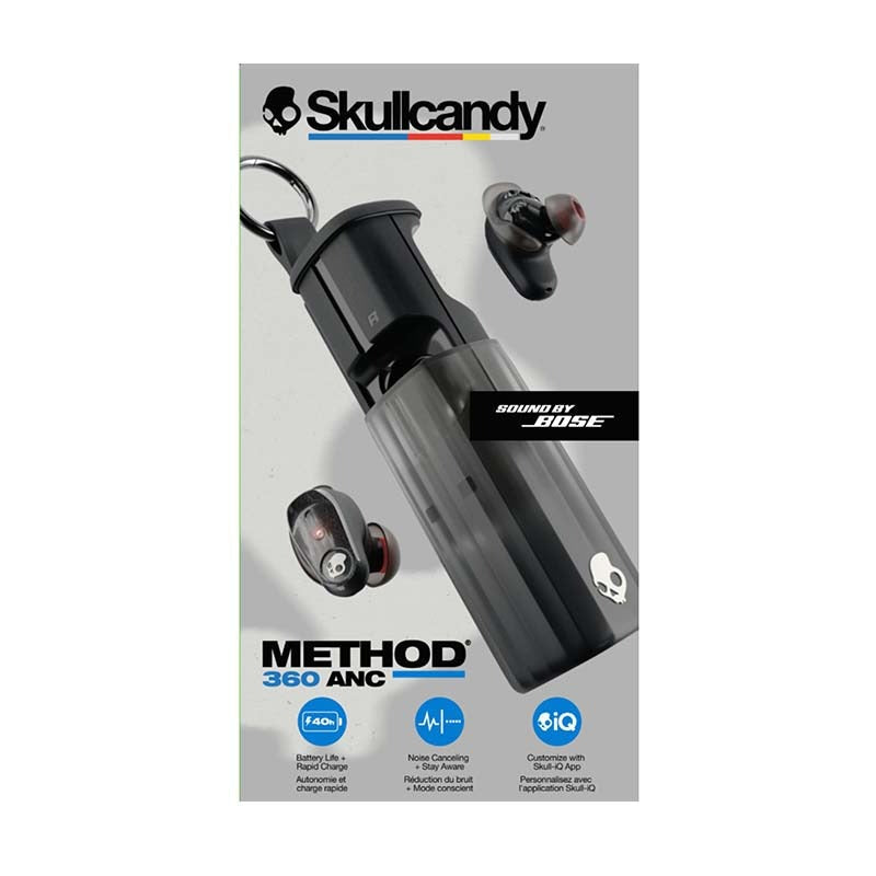 Skullcandy Method 360 ANC True Wireless Earbuds - Black - Black