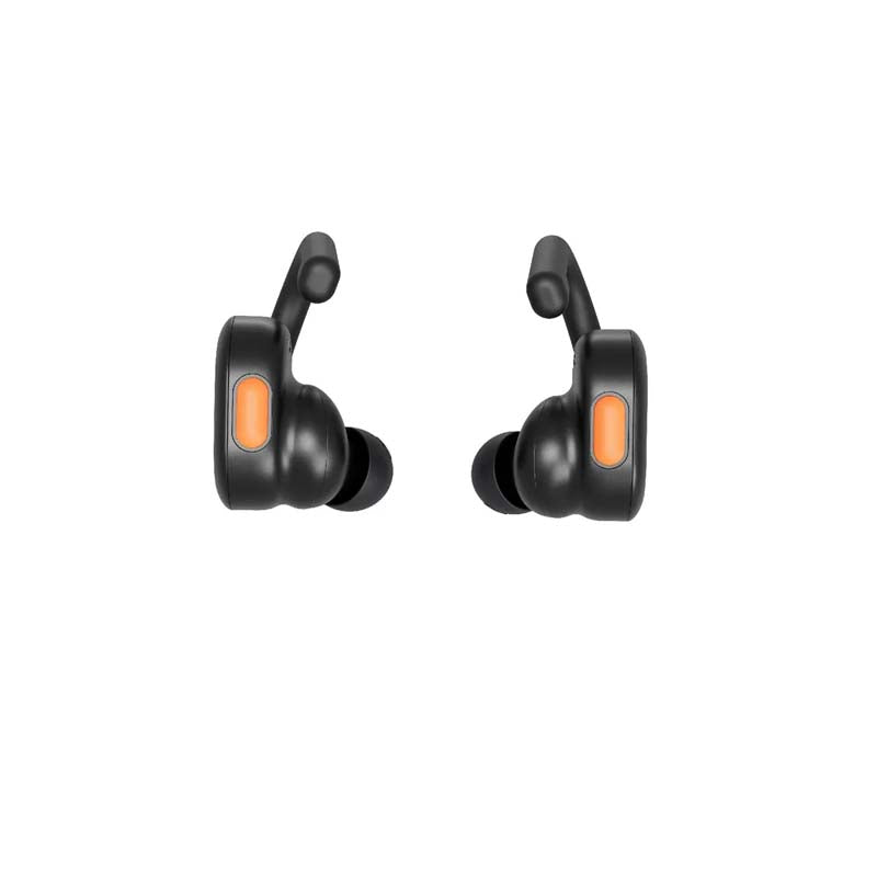 Skullcandy Push Active True Wireless Earbuds - True Black/ Orange - Black