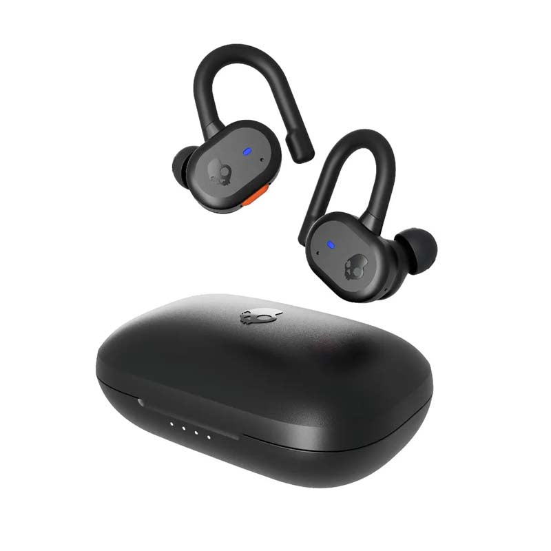 Skullcandy Push Active True Wireless Earbuds - True Black/ Orange - Black