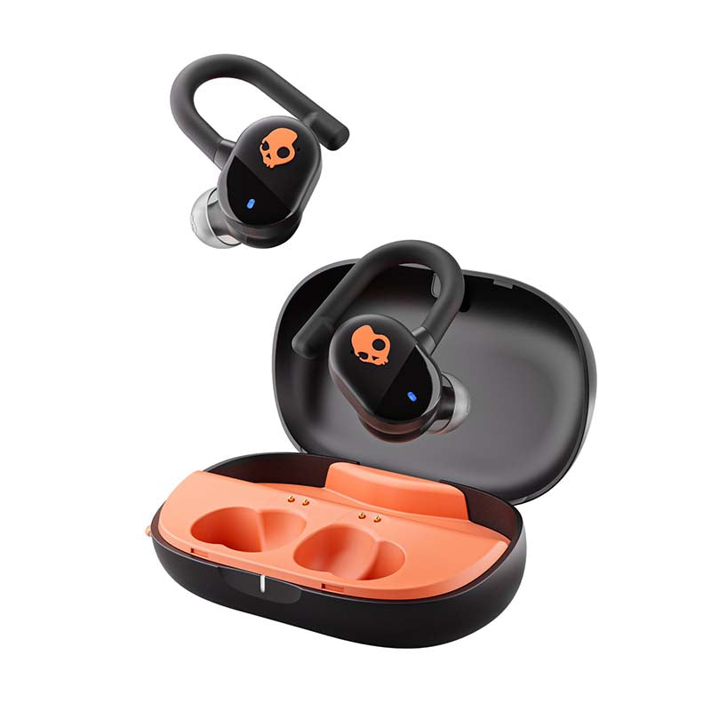 Skullcandy Push Play Active True Wireless Earbuds - Black / Orange - Orange / Black