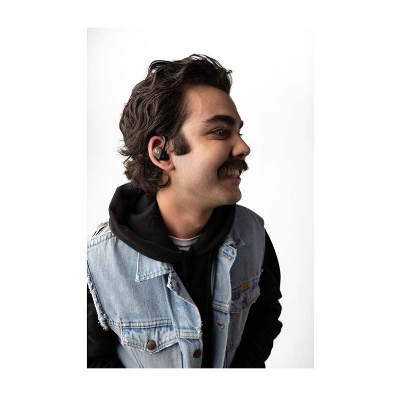 Skullcandy Push Play Active True Wireless Earbuds - Black / Orange - Orange / Black
