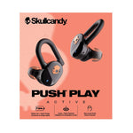Skullcandy Push Play Active True Wireless Earbuds - Black / Orange - Orange / Black