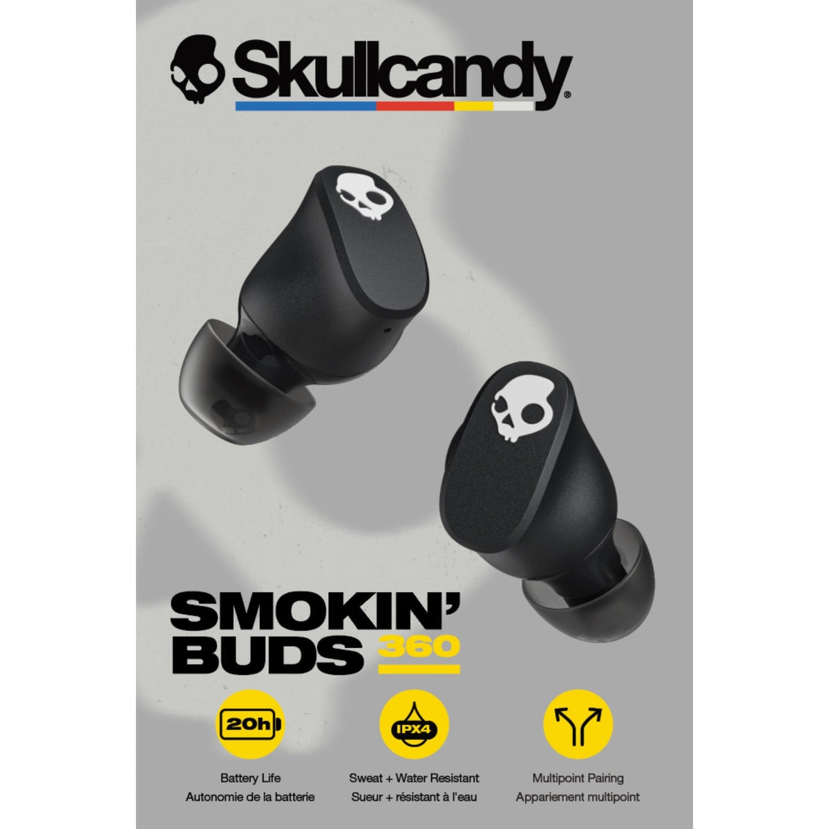 Skullcandy Smokin’ Buds® 360 Earbuds - Black - True Black