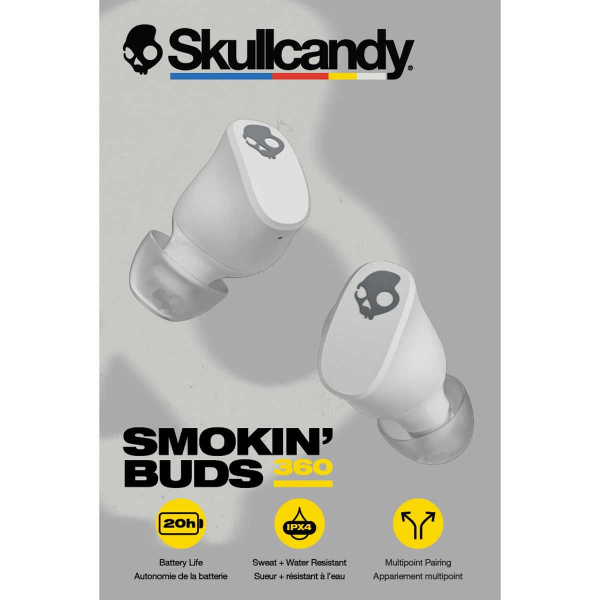 Skullcandy Smokin’ Buds® 360 Earbuds - Bone - Bone