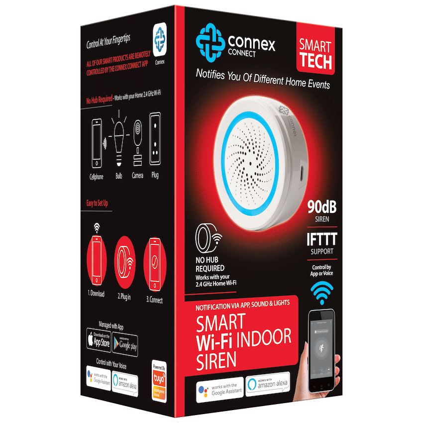 Smart Wi-Fi Siren Alarm - Indoor - Smart Home
