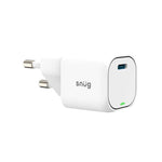 Snug 1 Port 25W Mini PD Wall Charger - White - White