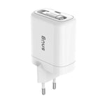 Snug 1 Port PD Charger With Retractable Cable 25W - White - White