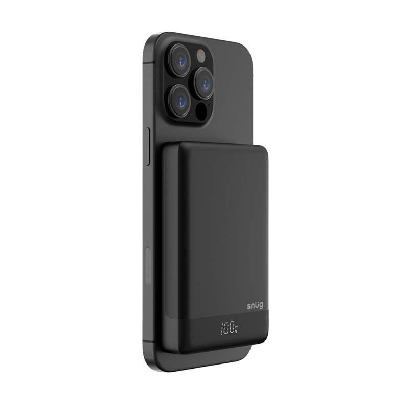Snug 10000mAh Magnetic Powerbank - Black - Black