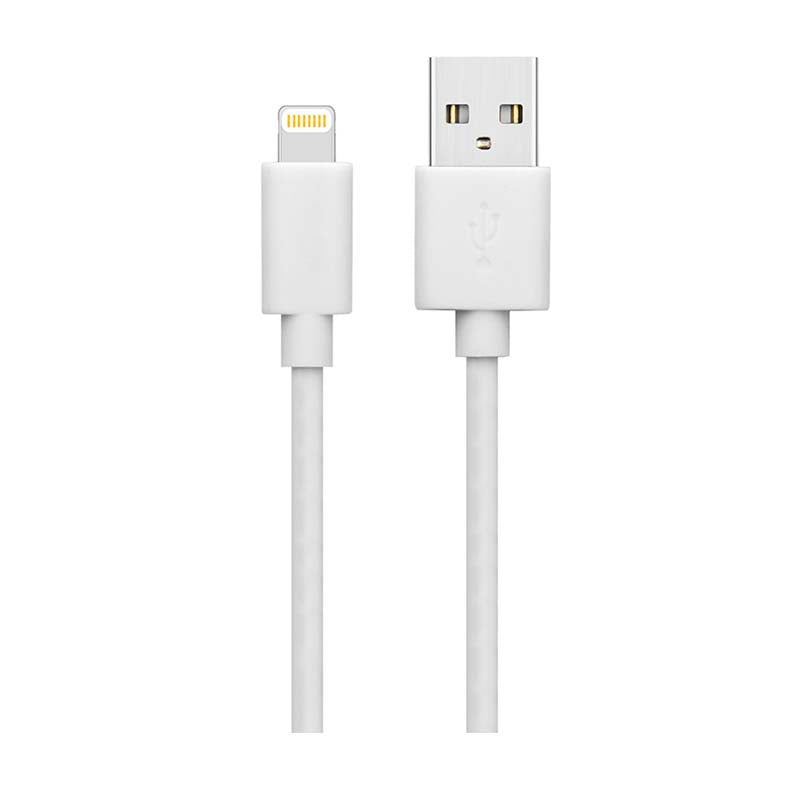 Snug 12W USB To MFI Lightning Cable 2m - White - White