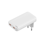 Snug 2 Port PD GaN Slim Wall Charger 45W - White - White