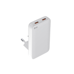 Snug 2 Port PD GaN Slim Wall Charger 65W - White - White