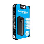 Snug 20000mAh Square Digital Powerbank - Black - Black