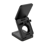 Snug 3-In-1 Magnetic Wireless Travel Charger 15W - Black - Black