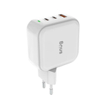 Snug 3 Port PD/USB GaN Wall Charger 65W - White - White