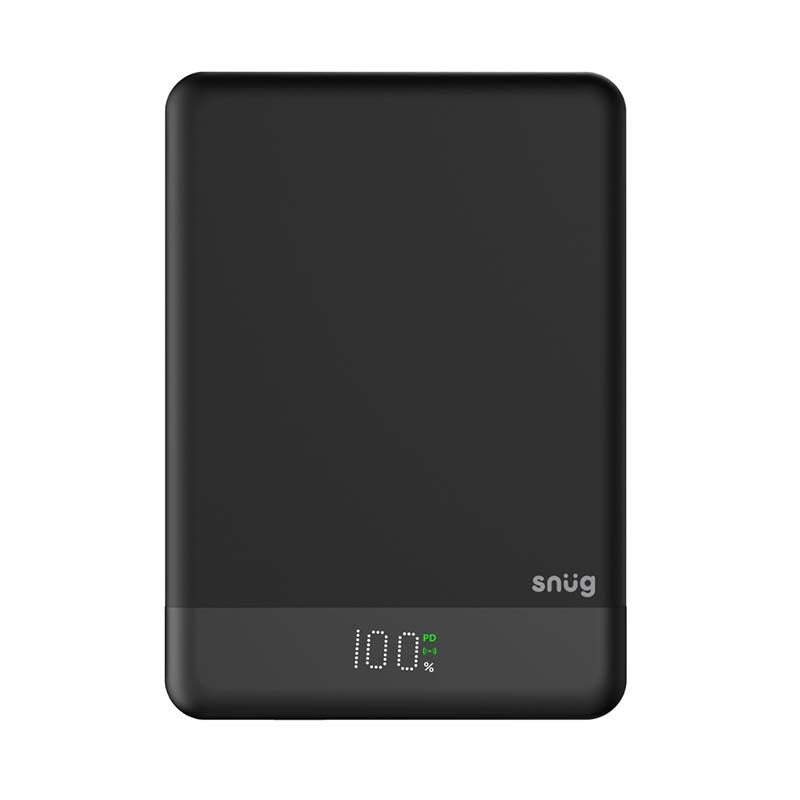Snug 5000mAh Magnetic Powerbank - Black - Black