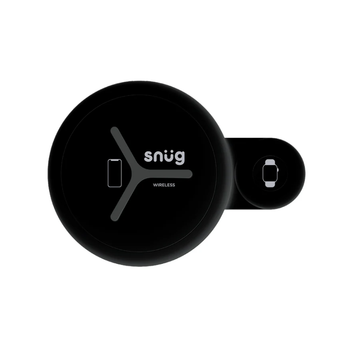 Snug Dual Wireless Charger 15W - Black - Black