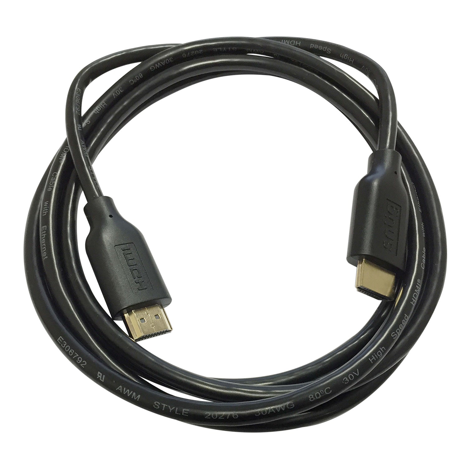Snug HDMI Cable with Ethernet V2.0 2M - Black - Black