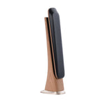 Snug LED Desk Lamp With Clock - Wood - Rose Gold
