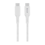 Snug Type C To Type C 60W Magnetic Braided Cable 1.2m - White - White