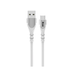 Snug USB To Type-C Silicone Cable 1.2 Meter - White - White