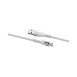 Snug USB To Type-C Silicone Cable 1.2 Meter - White - White