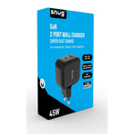Snug USB/Type-C Wall Charger 45W - Black - Black