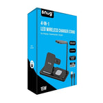 Snug Wireless 4-In-1 LED Lamp Charger 15W - Black - Black