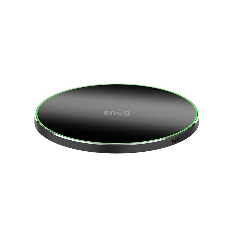 Snug Wireless Pad Charger 15W - Black - Black