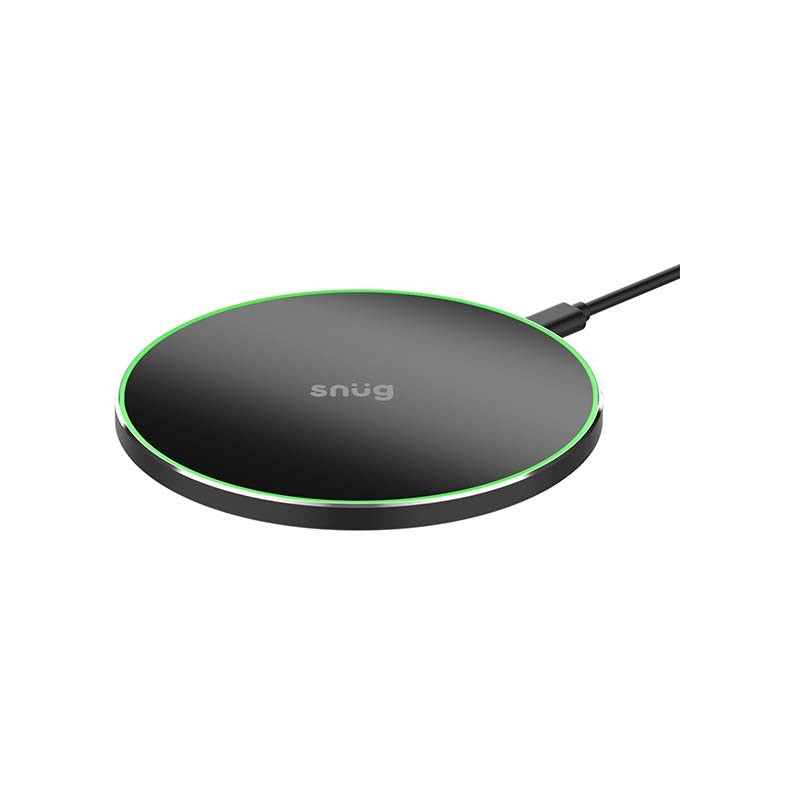 Snug Wireless Pad Charger 15W - Black - Black
