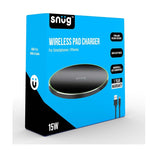 Snug Wireless Pad Charger 15W - Black - Black