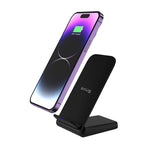 Snug Wireless Stand Charger 15W - Black - Black