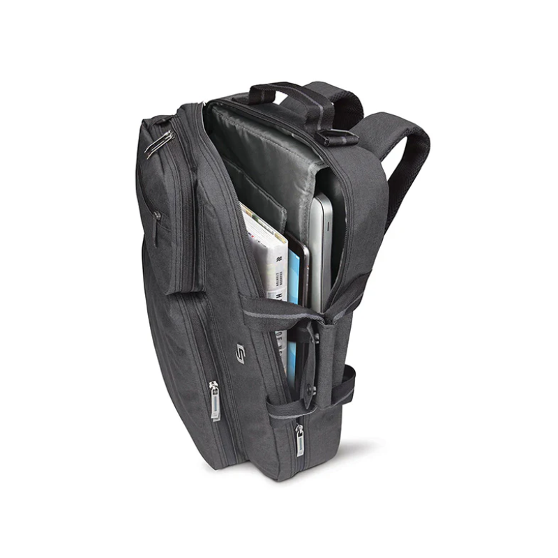 Solo Duane Urban Hybrid Briefcase Up To 15.6 Inch â€“ Grey - Grey