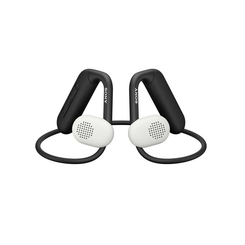 Sony Float Run Open Ear Wireless Bluetooth Earphones - Black / White - Black / White